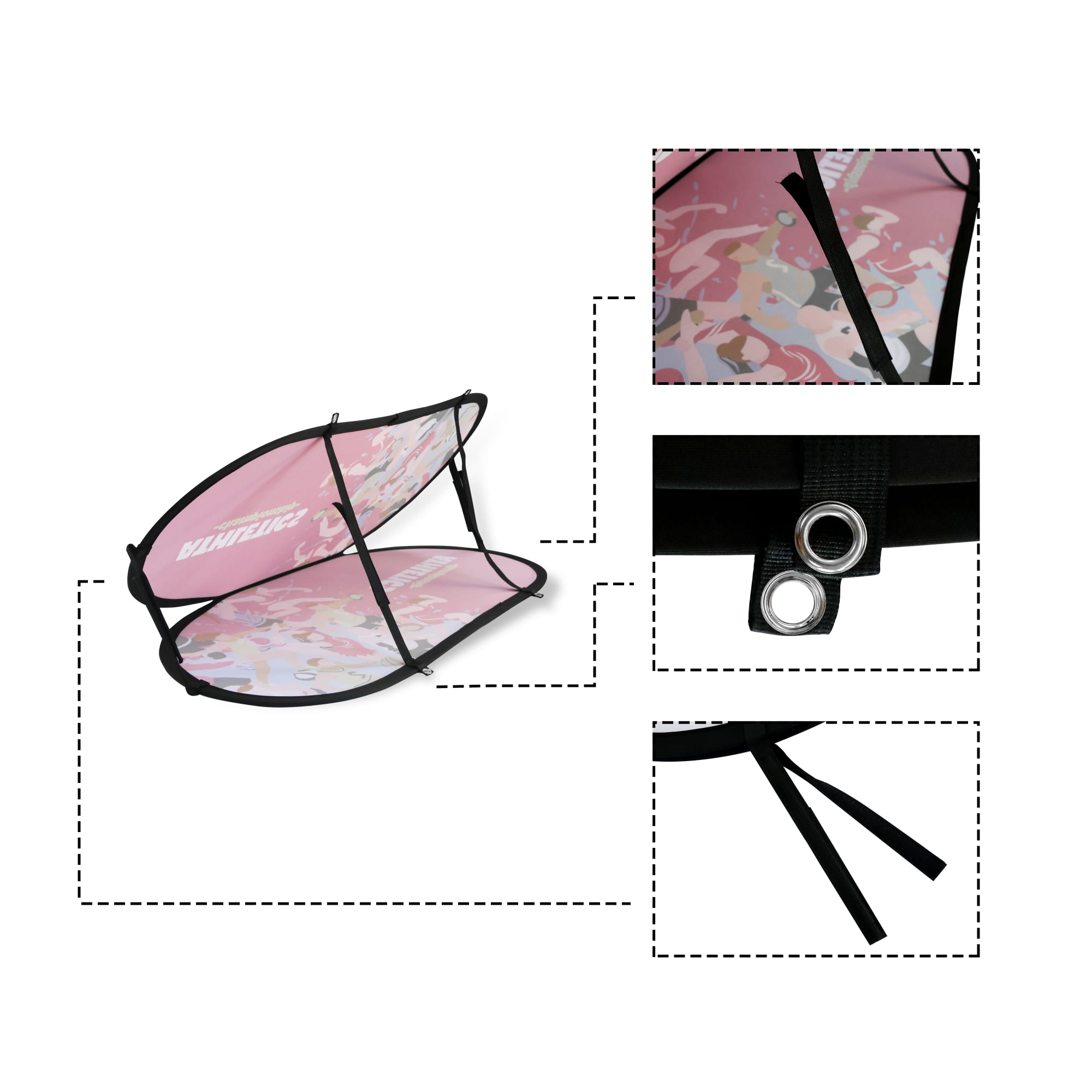 Oval Shaped Pop Up Banners(Small) - POS63 Image
