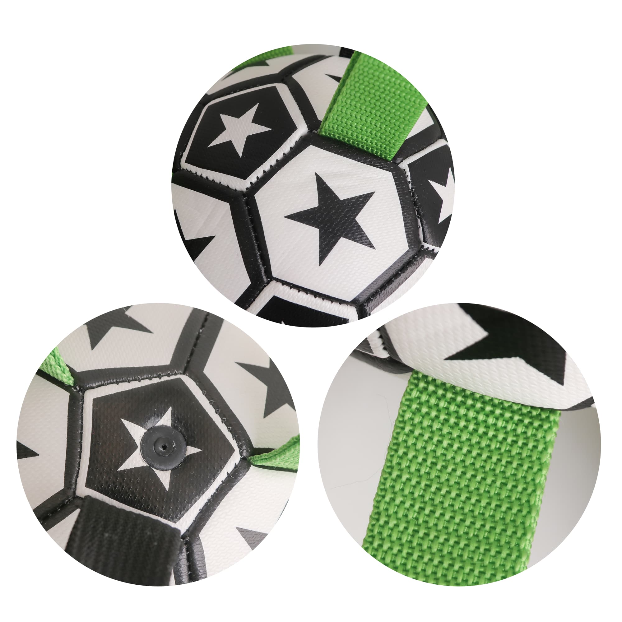 Dog Soccer Ball With Grab Tabs - PCH279 Image 