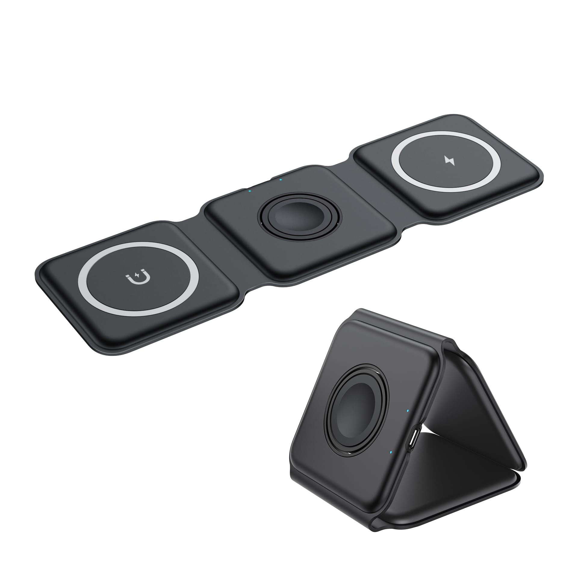 Alternative view of 3-In-1 Foldable Magsafe Wireless Charger