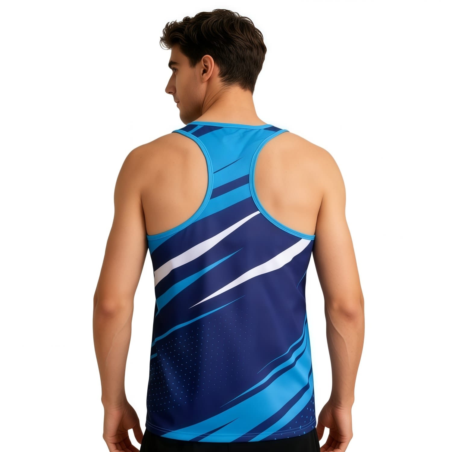 Alternative view of 100% Polyester Sublimated Sports Singlet