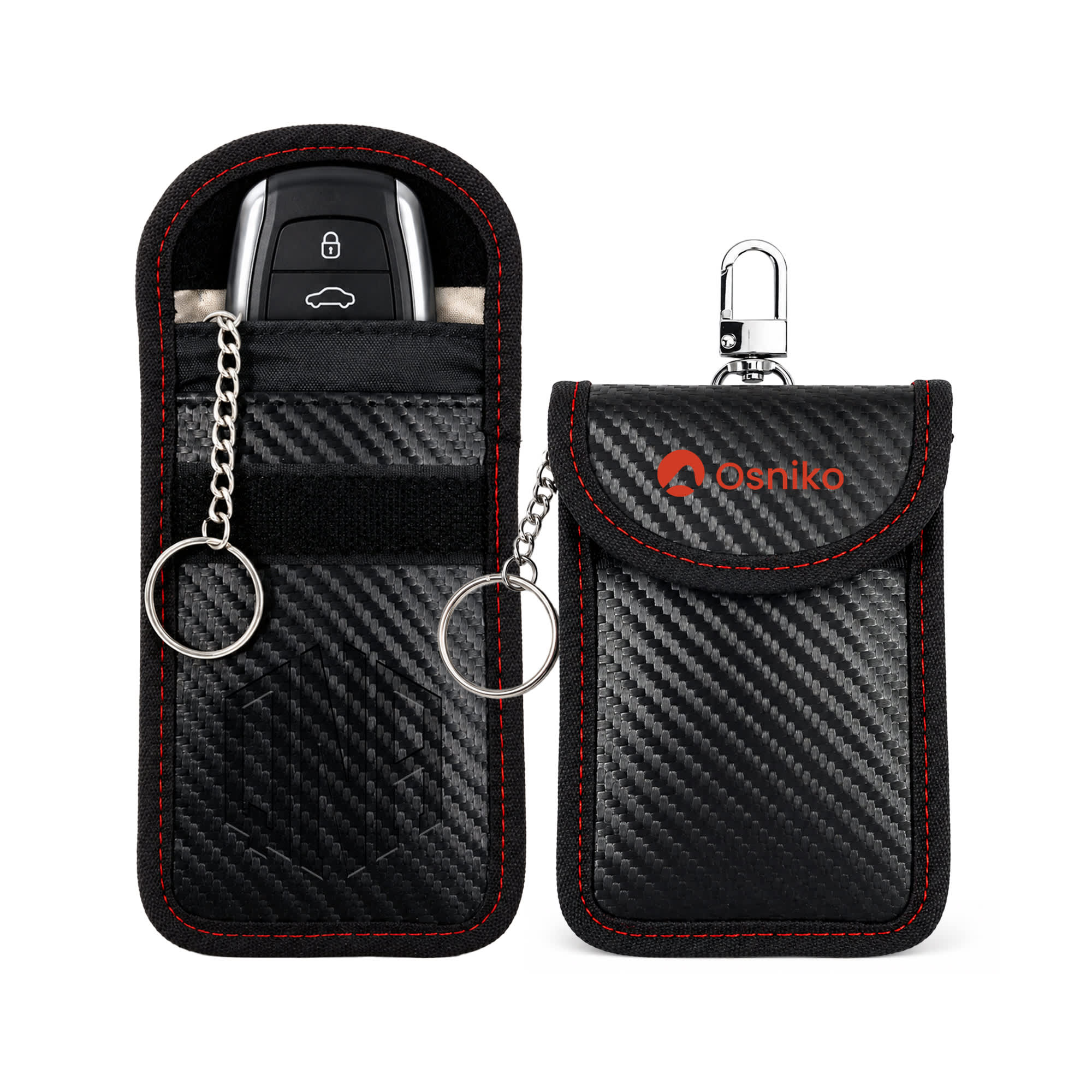 Carbon Fibre Faraday Key Pouch