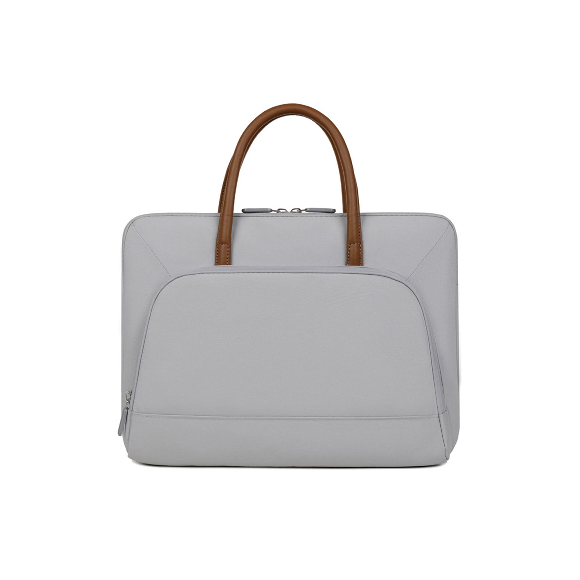 Alternative view of PU Handle Laptop Bag with Zippered Outer Pocket