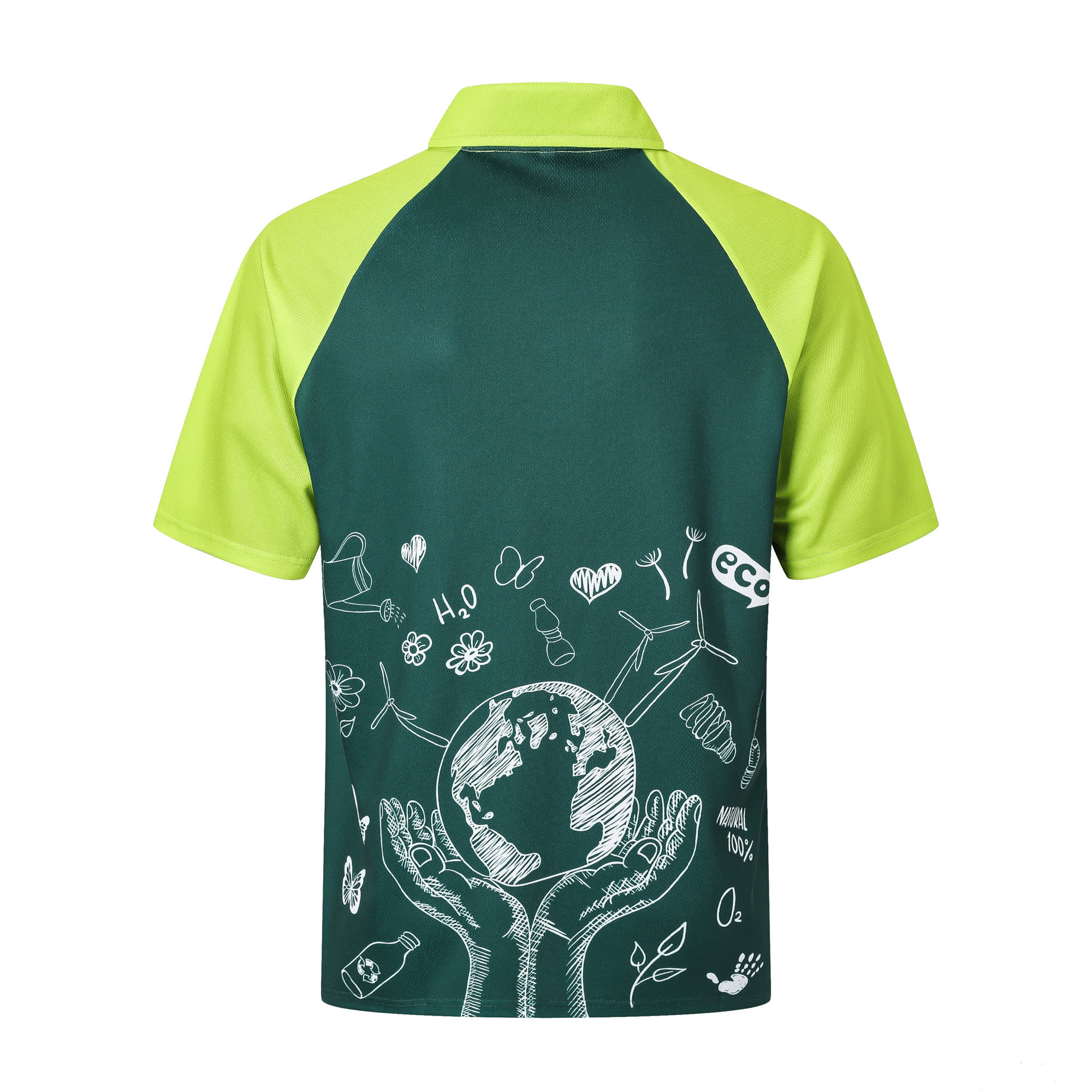 Unisex Adults RPET Sublimated Raglan POLO - PCC311 Image 