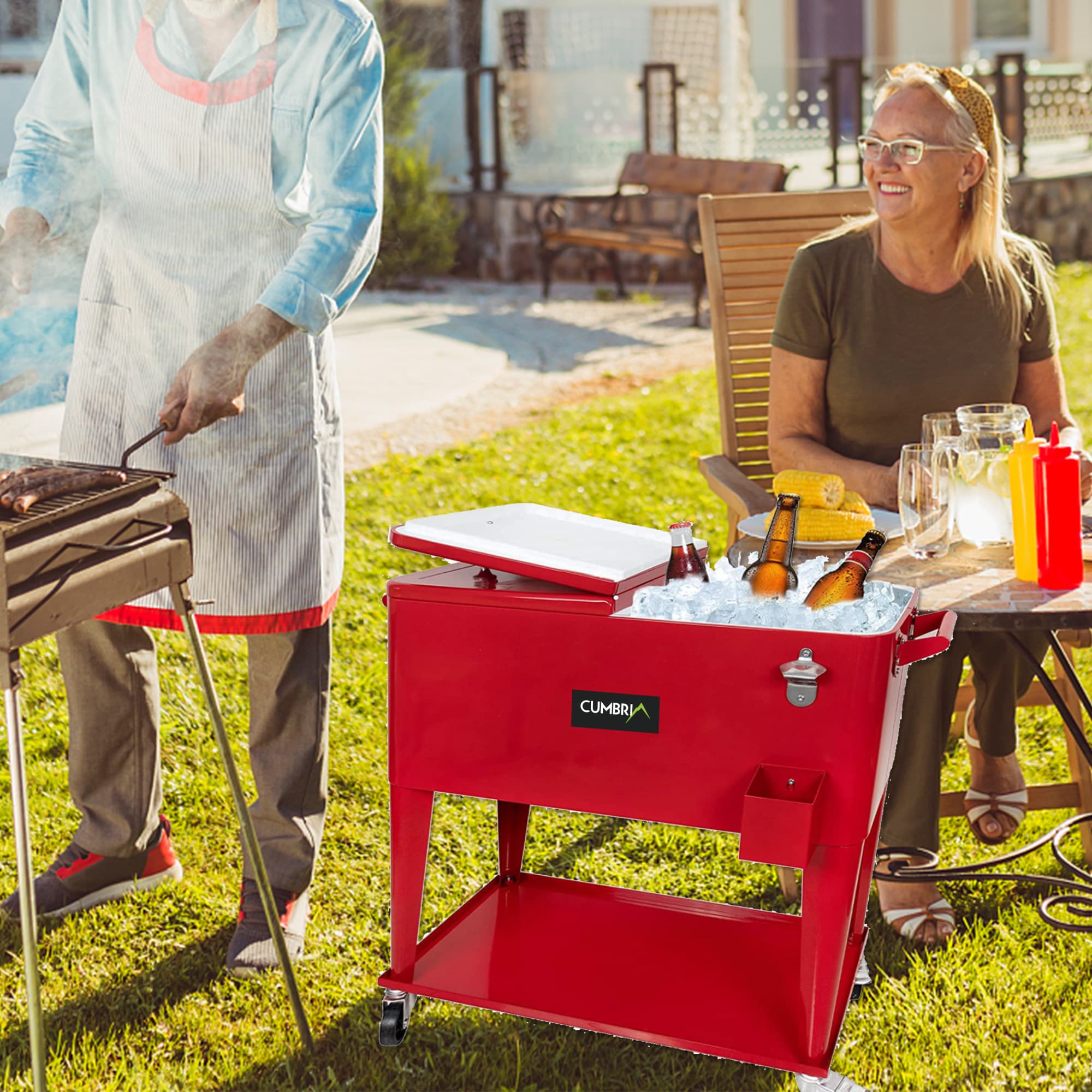 75L Cooler Box Trolley - PCH864 Image 