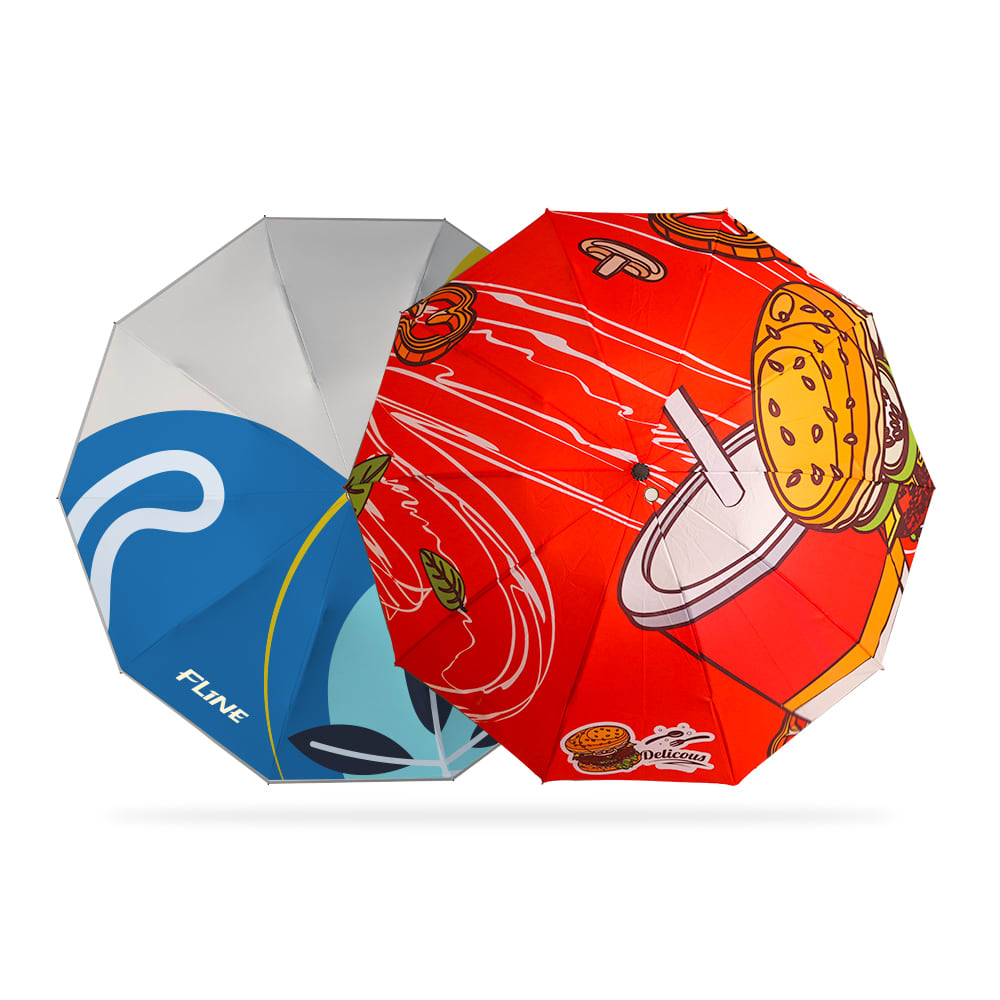 Folding Ten-Panel Umbrella with LED Light - PCH785 Image 
