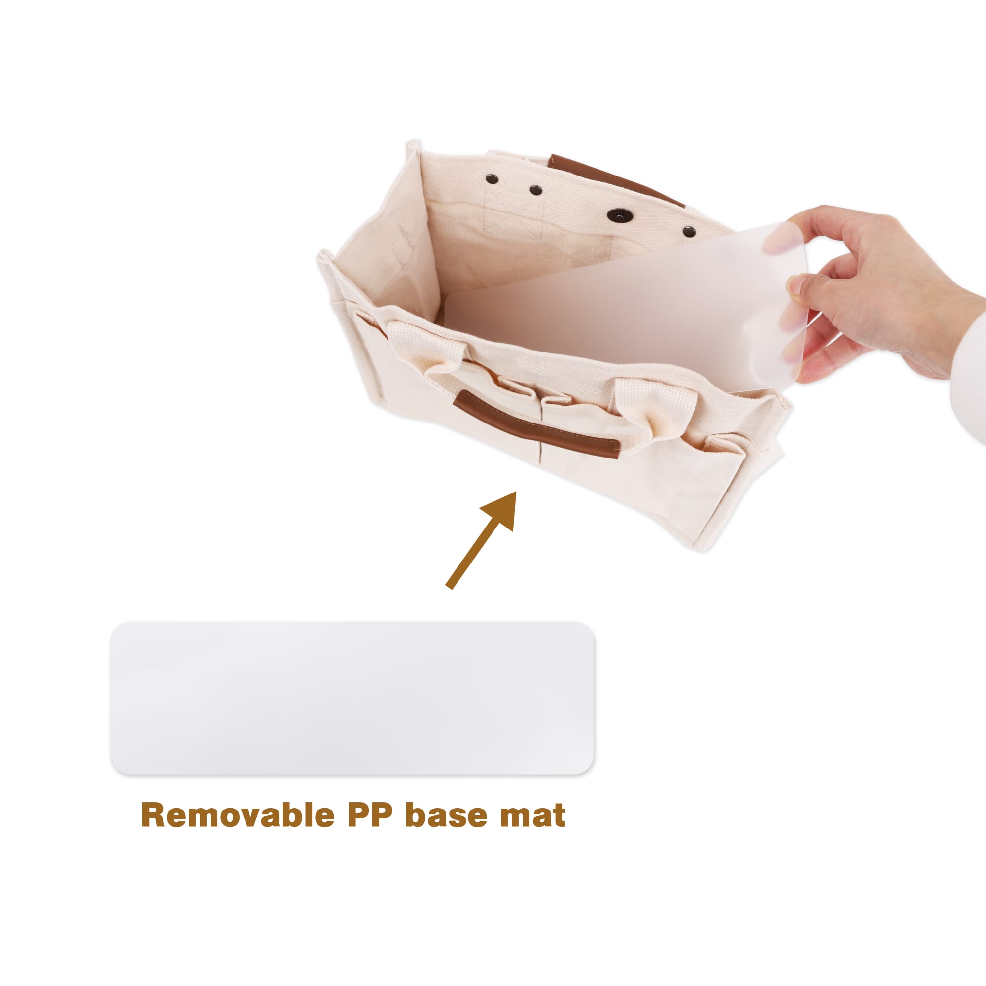 Canvas Tote Bag with Straps - PCBC125 Image 