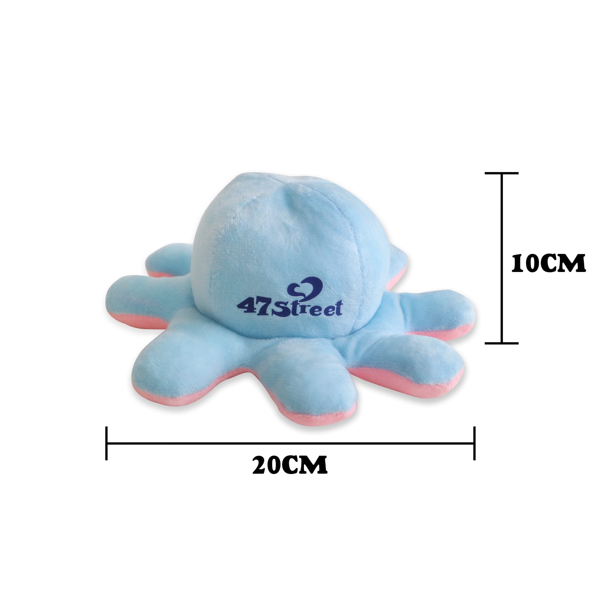Large Reversible Octopus Plush Toy