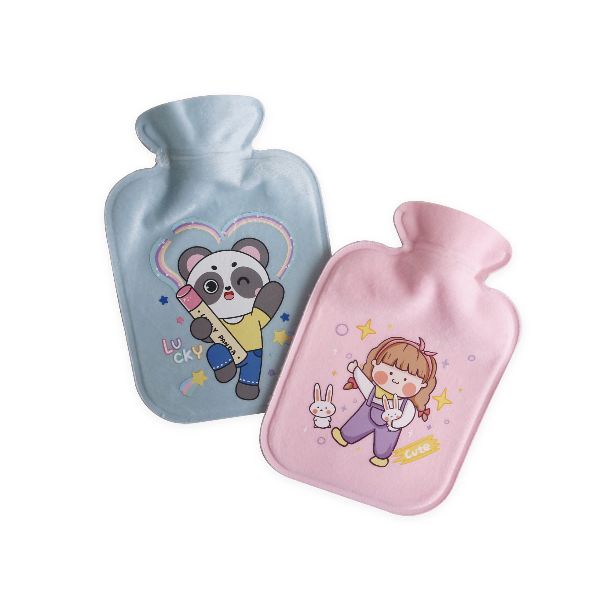 Hot Water Bottle with Plush Cover - PXL100 Image 