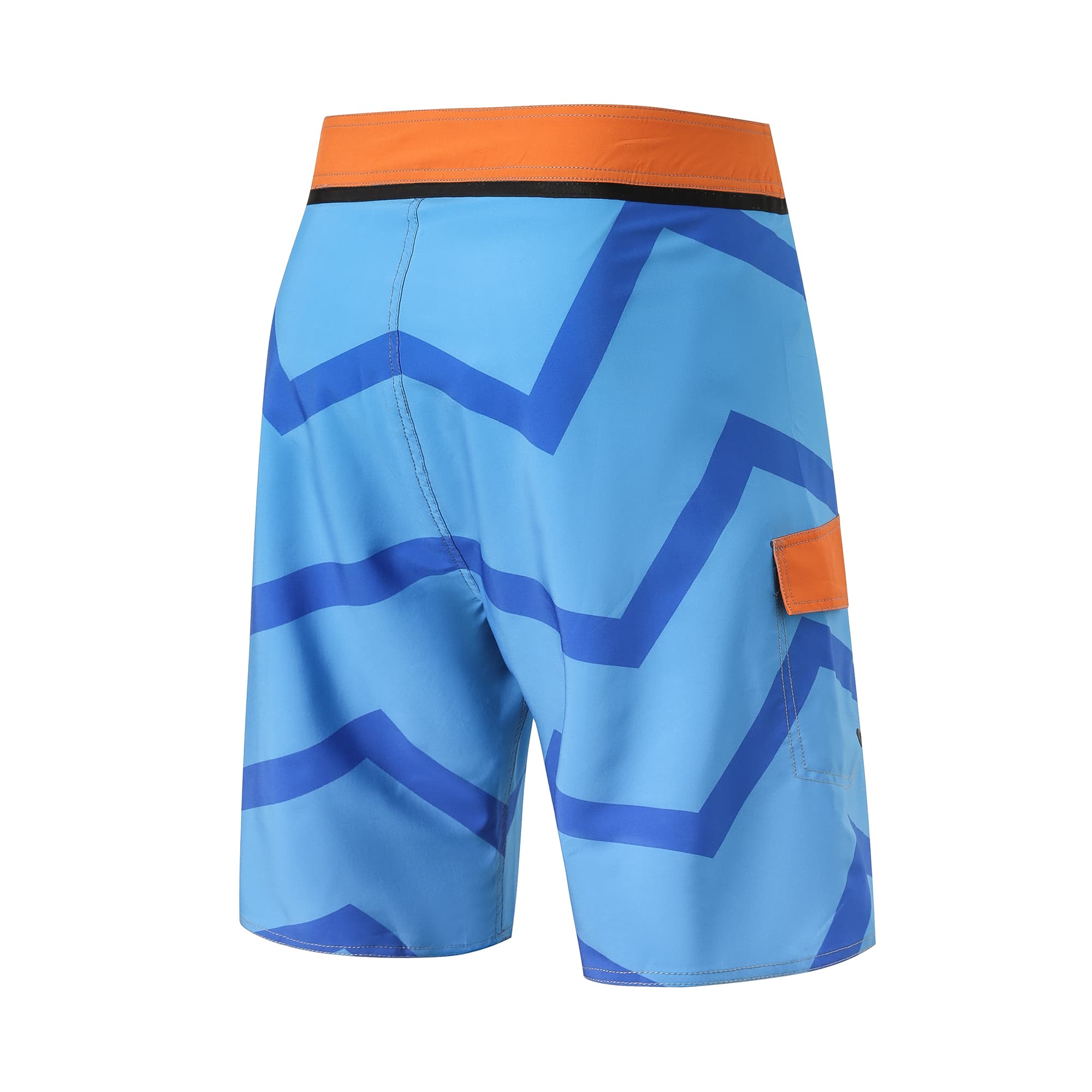 Men's Polyester Spandex Sublimated Swim Shorts Knee Length - PCC132 Image