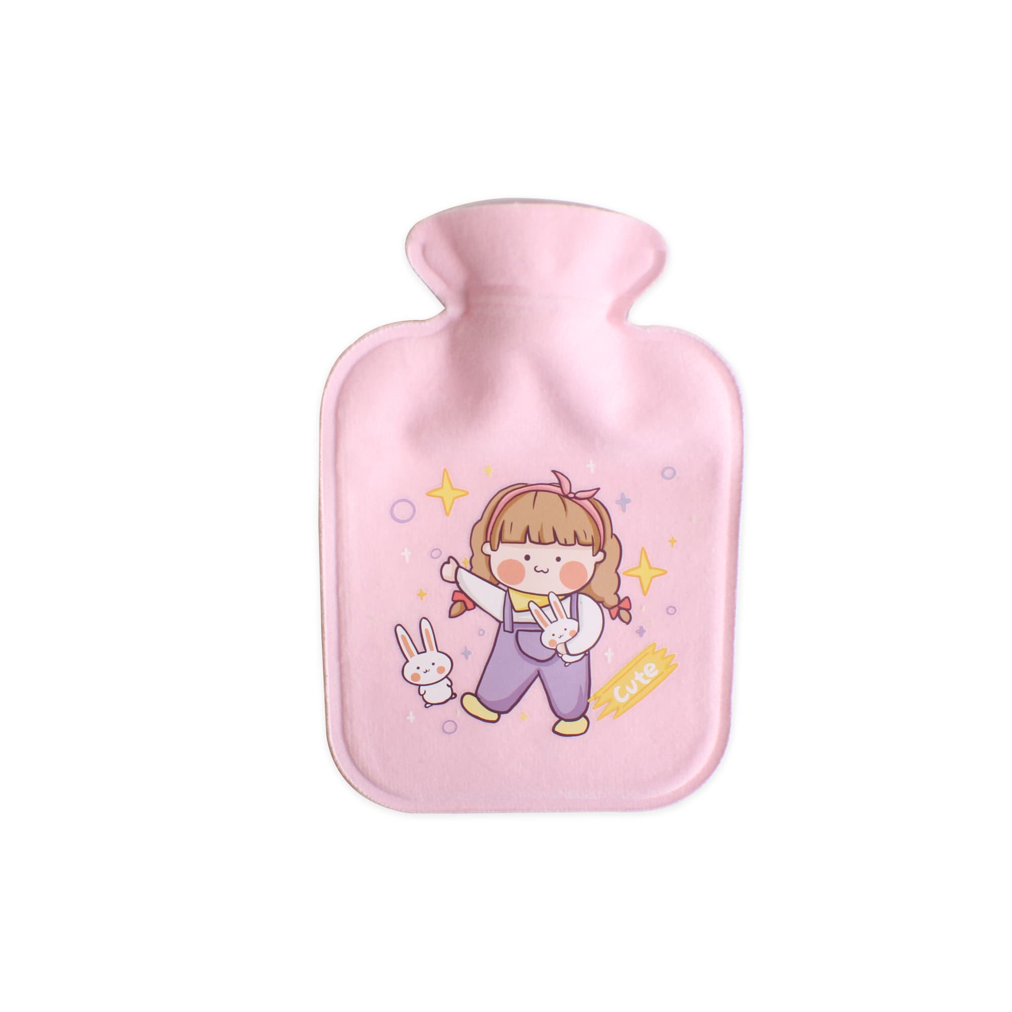 Hot Water Bottle with Plush Cover - PXL100 Image 