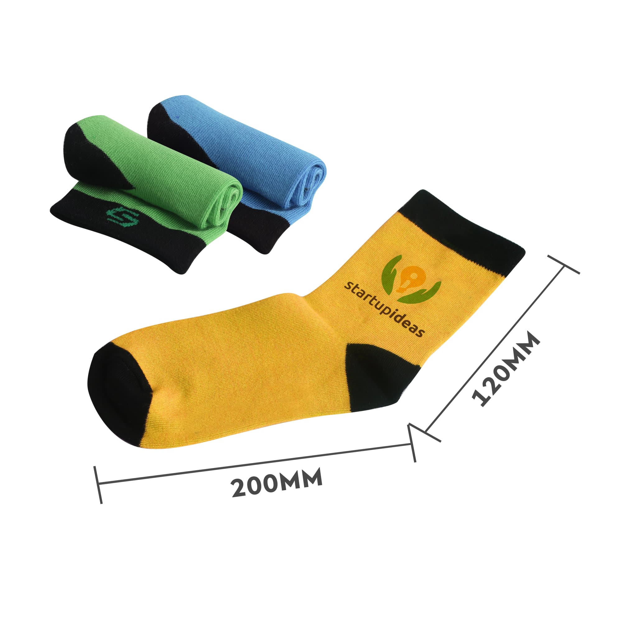 Ankle Custom Pattern Woven Bamboo Socks - PCH213 Image