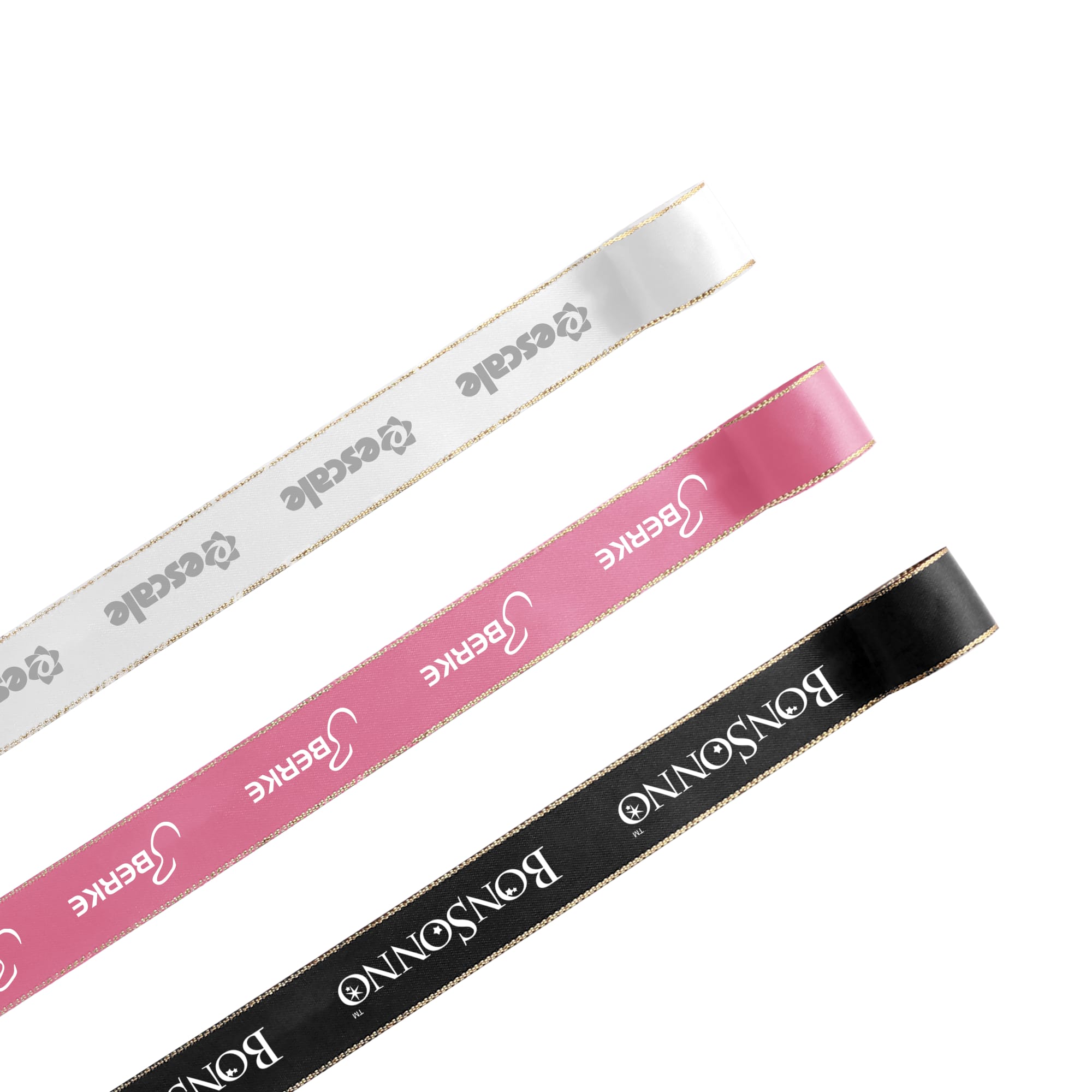 22mm Width Gold-edged Ribbon - PCPB595 Image