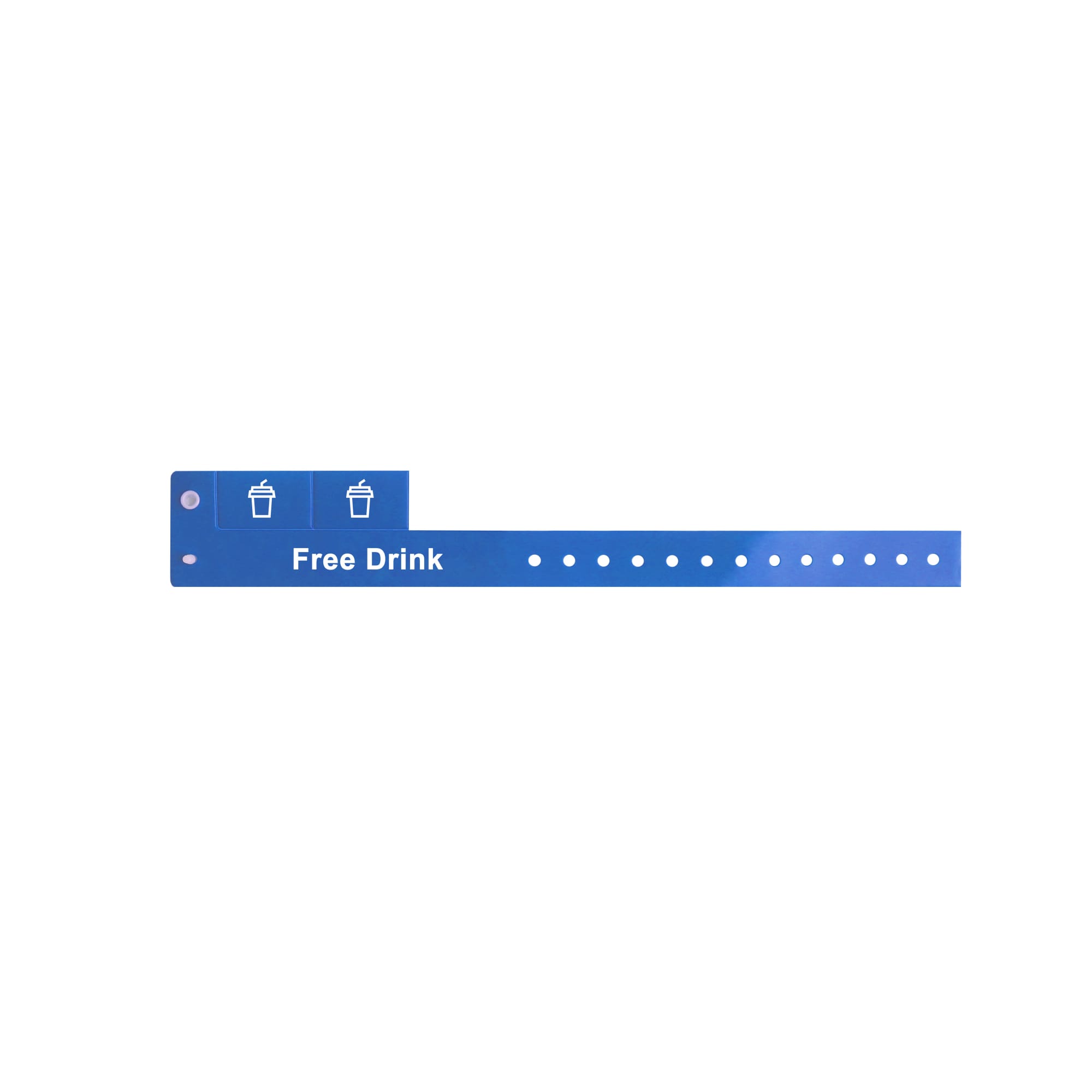 Alternative view of Tabbed Disposable PVC Wristband