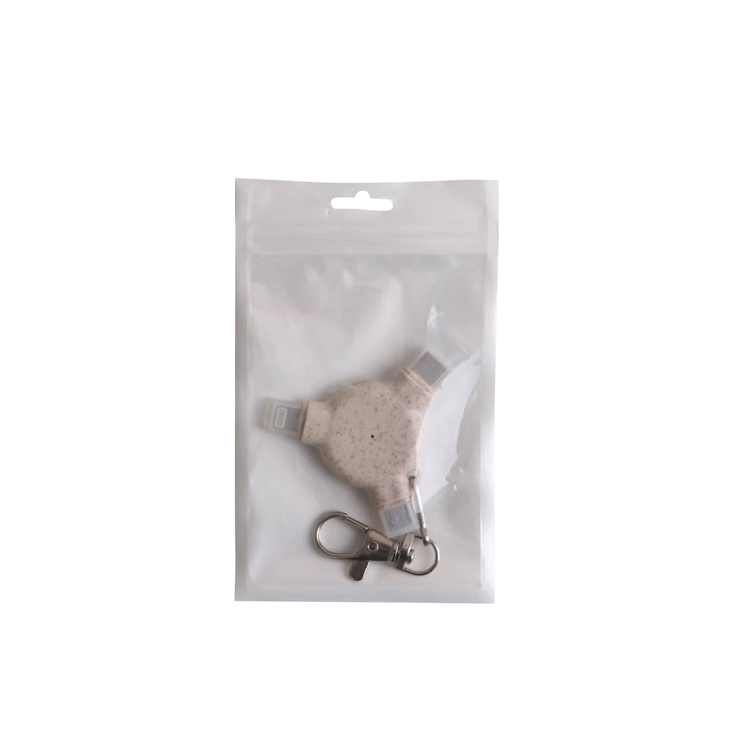 3-In-1 Wheat Straw Data Blocker with Keyring - PCBA126 Image 