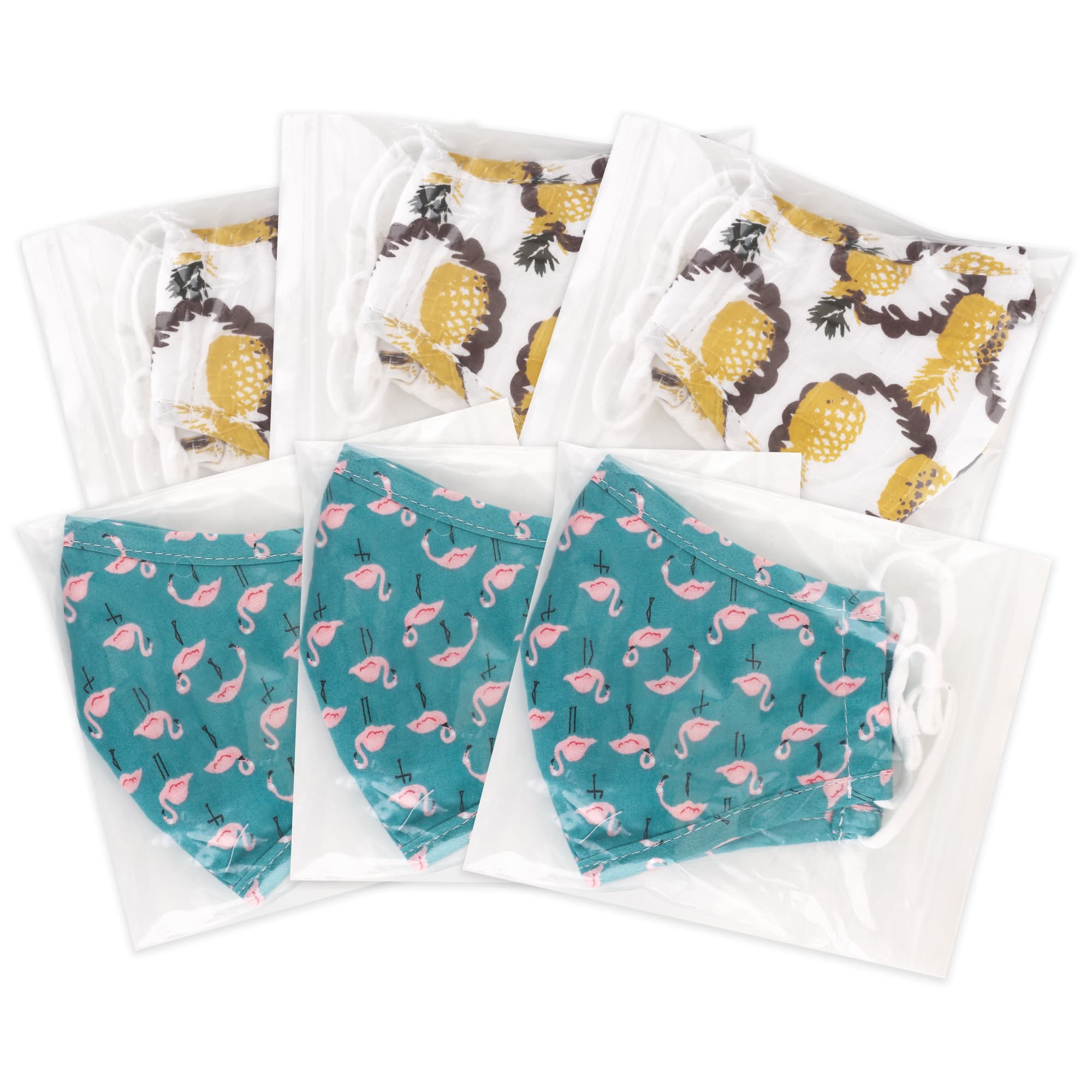 4-Ply Fabric Stylish Pattern Reusable Face Mask - 6 designs available - PCA063 Image 