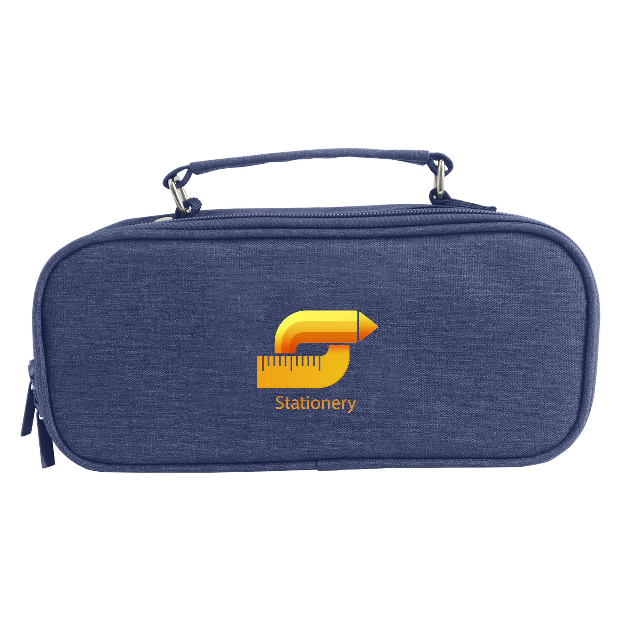 Alternative view of Pencil Case with Compartments and handle