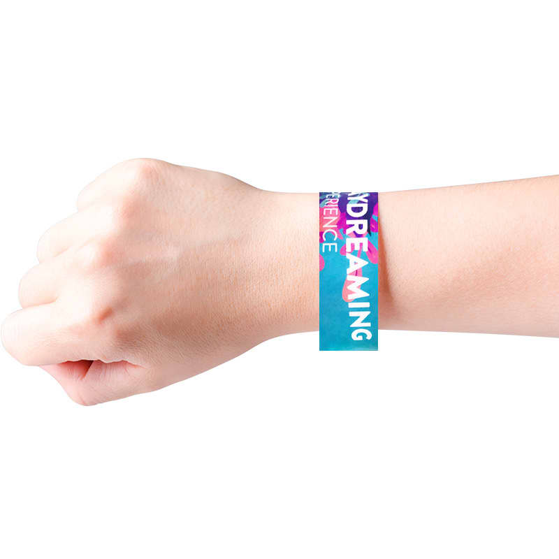 19mm Width Disposable Full Colour Tyvek Wristband - PCW030 Image 