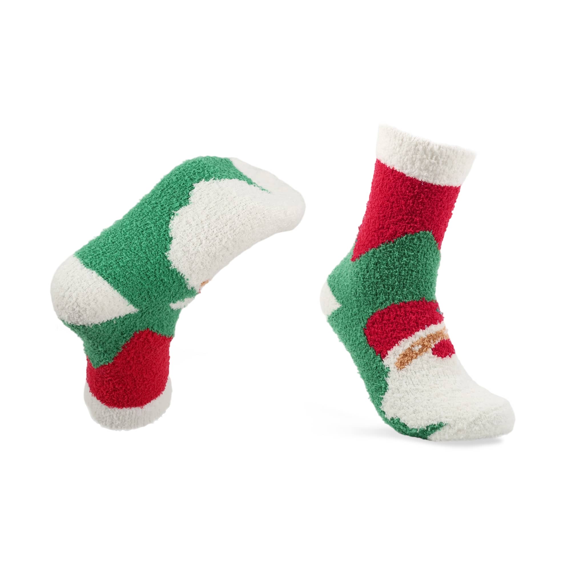 Crew Custom Pattern Coral Fleece Socks