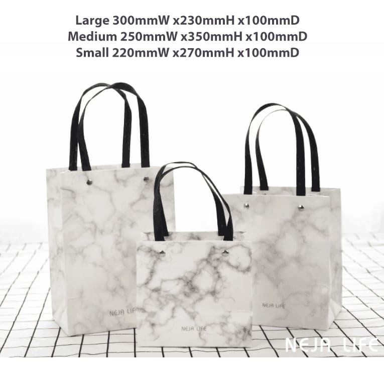 Knitted Handle Bag with Lamination(300x230x100mm) - PCPB052 Image 