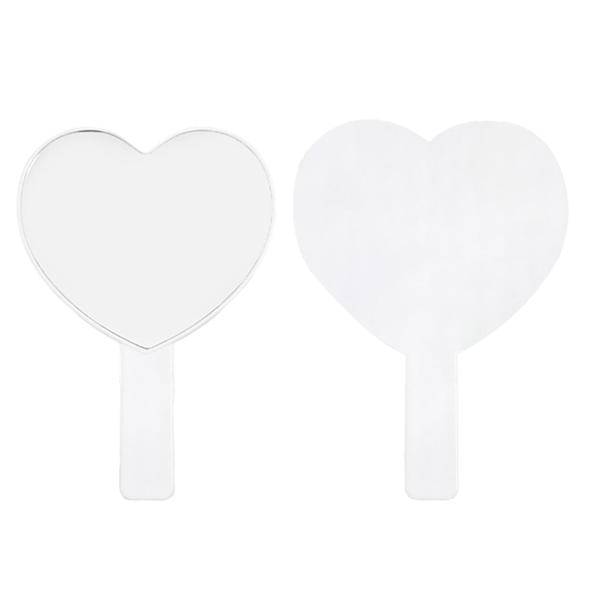 Alternative view of Heart-Shaped Handheld Mirror with Handle