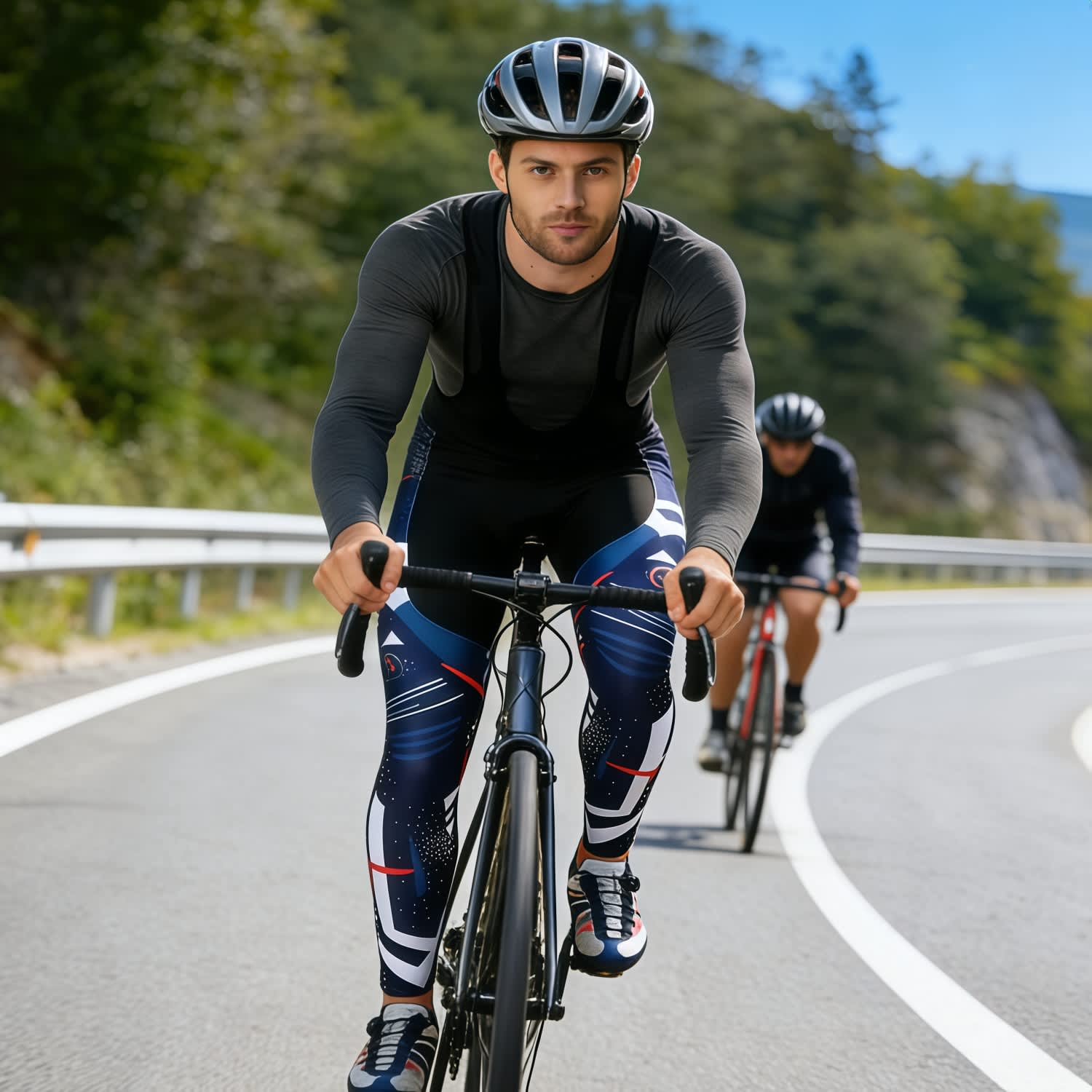 Alternative view of Men's Sublimated Cycling Bib Tights