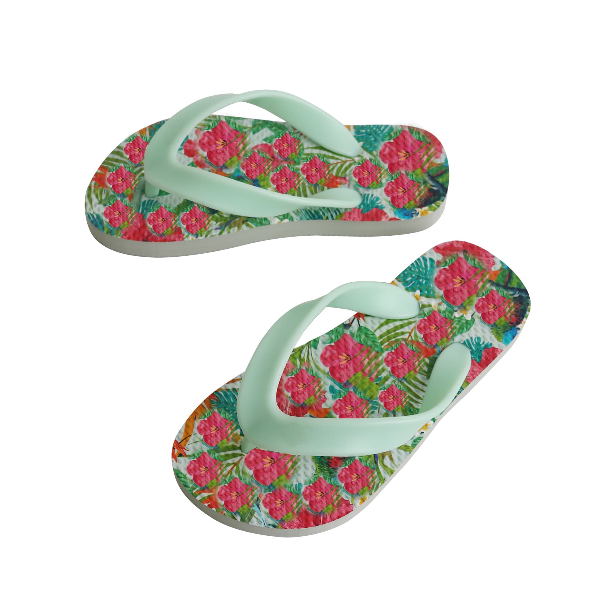 Alternative view of Rubber Talking Footprint Thongs