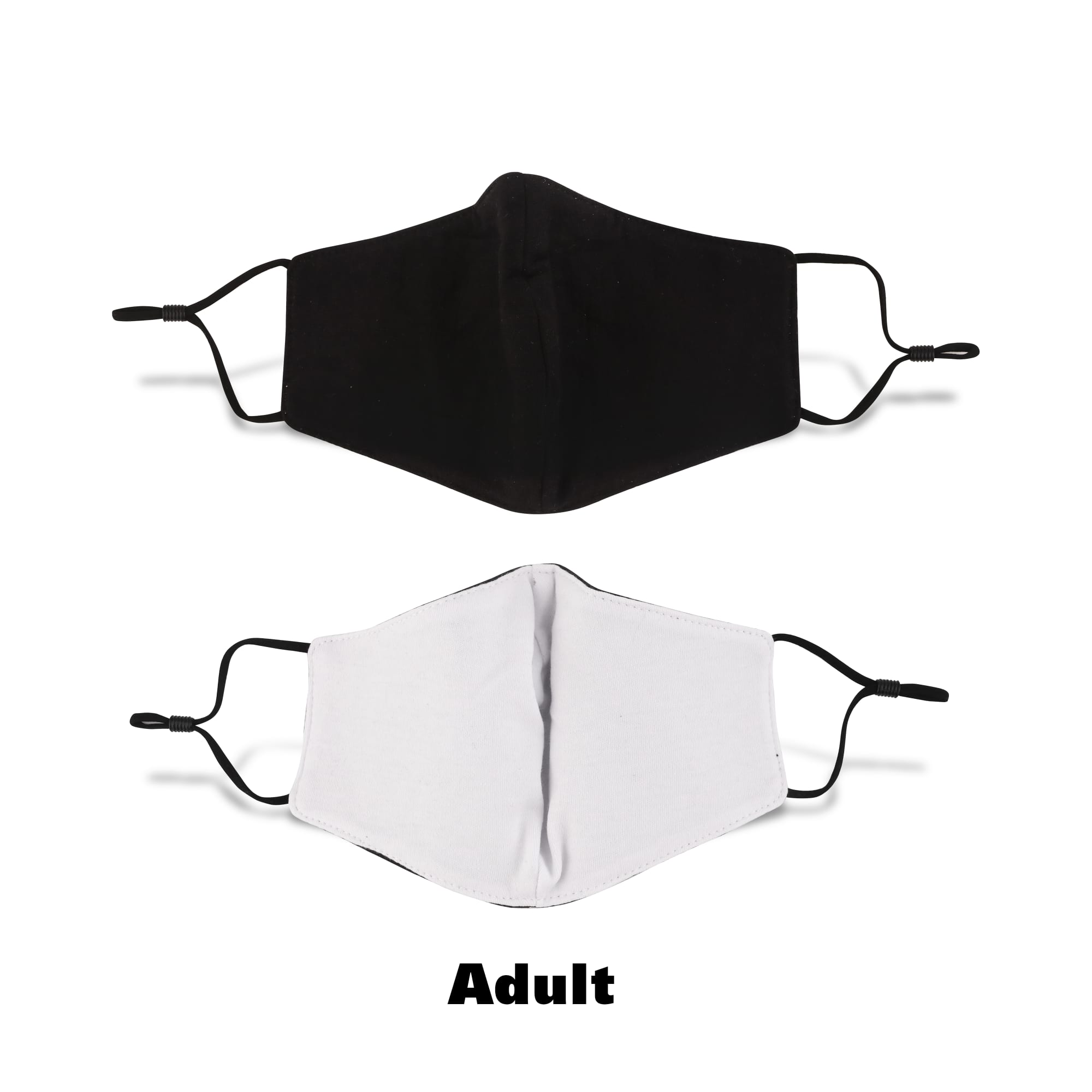 3-Ply Cotton Solid Color Reusable Face Mask- 5 designs available - PCA060 Image 