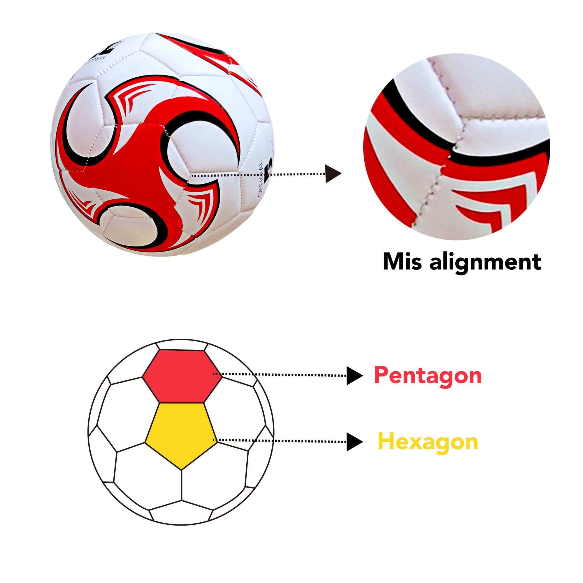 Dog Soccer Ball With Grab Tabs - PCH279 Image 