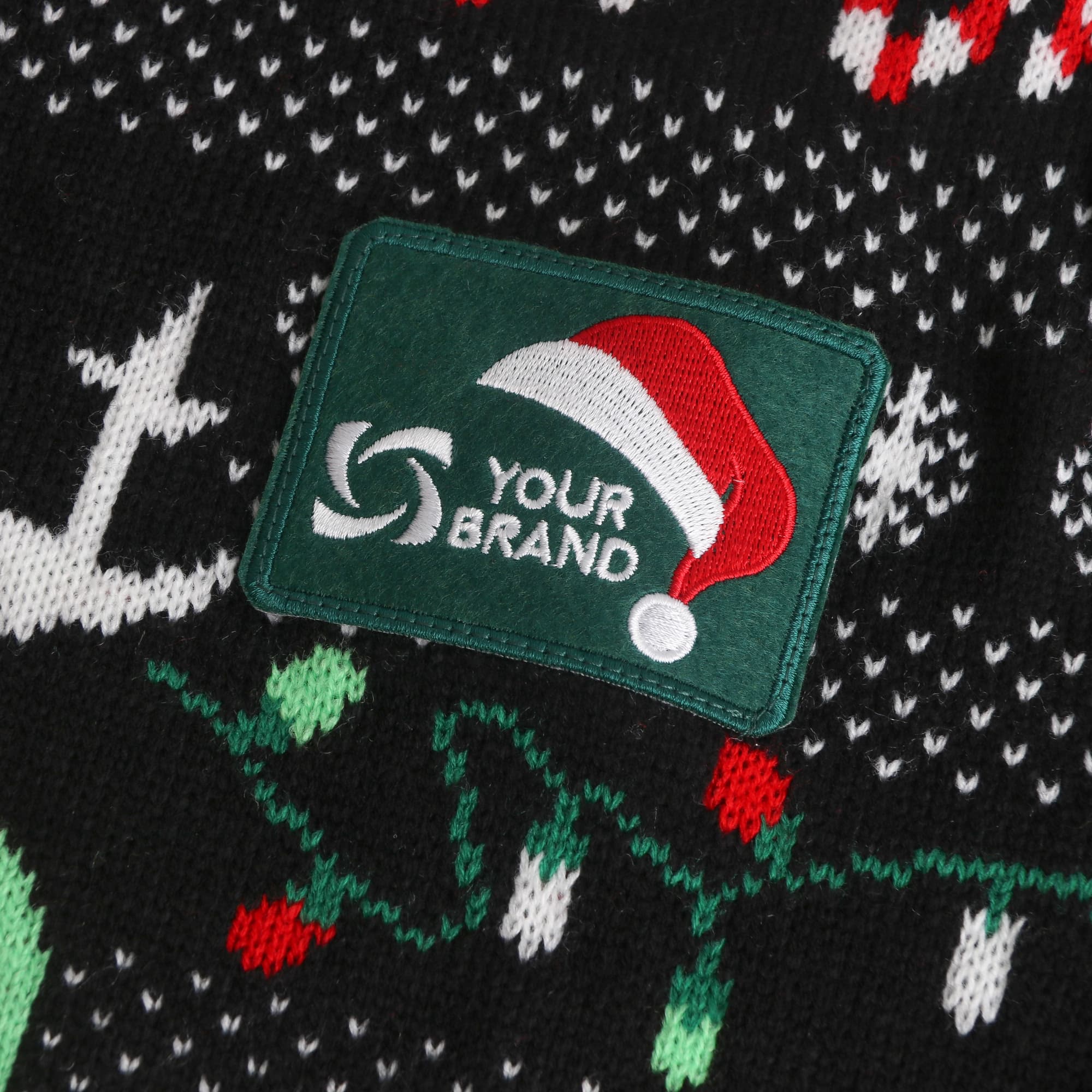 Unisex Acrylic Jacquard Christmas Jumper with Cute Dinosaur - PCC523 Image