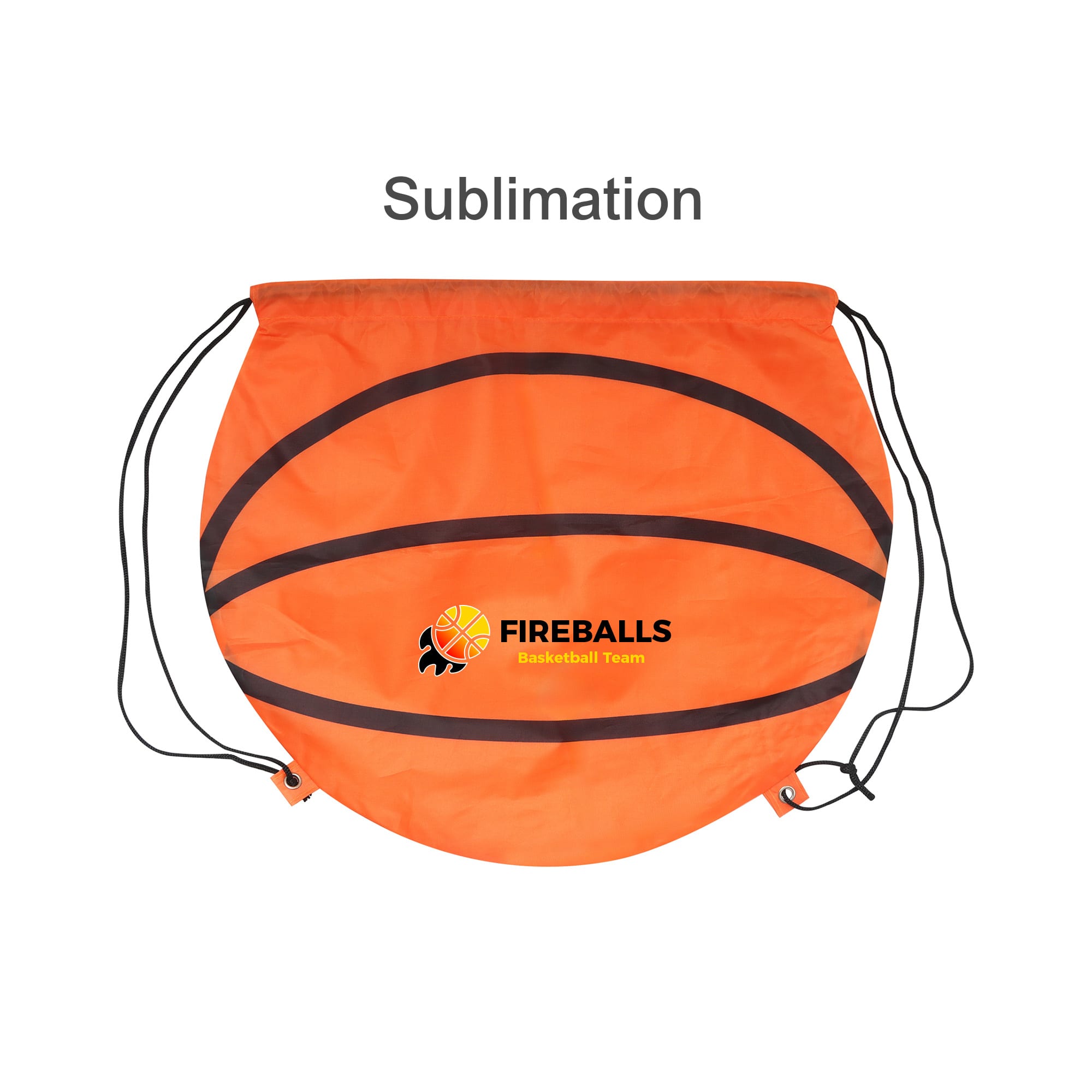 Ball Shaped Drawstring Backpack