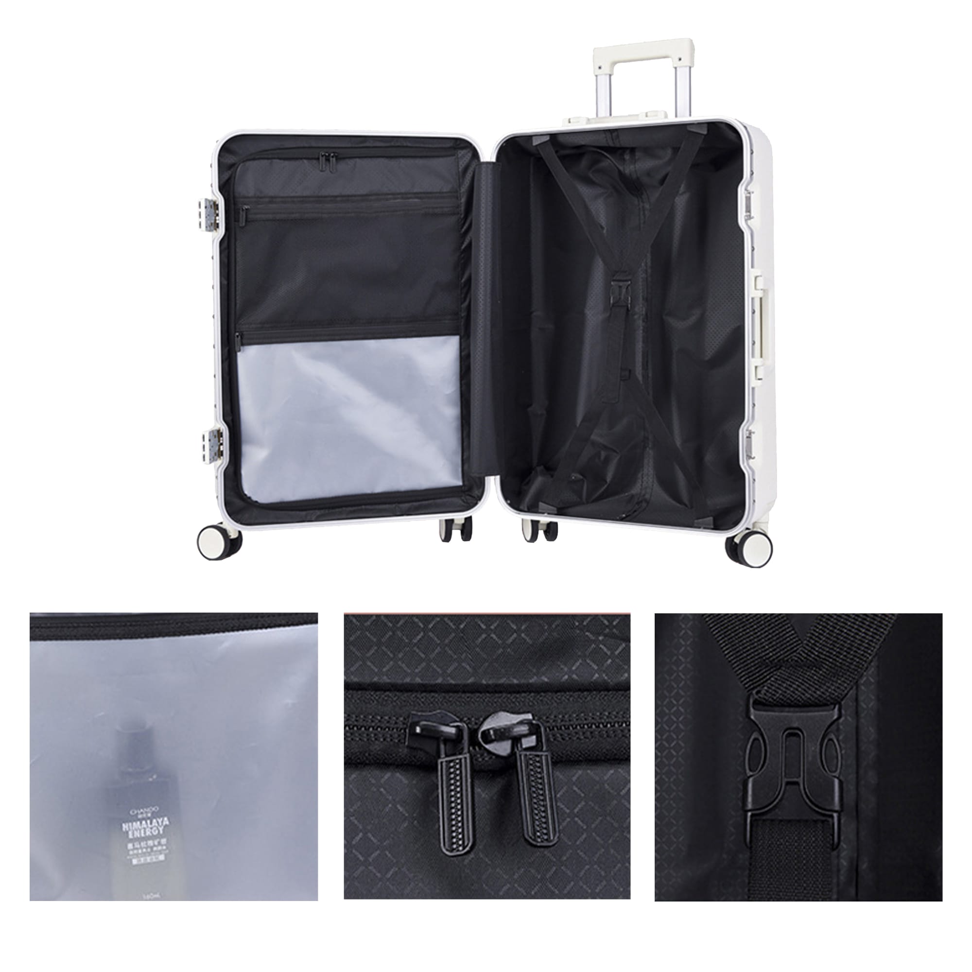 Ribbed ABS suitcase - PCK021 Image 