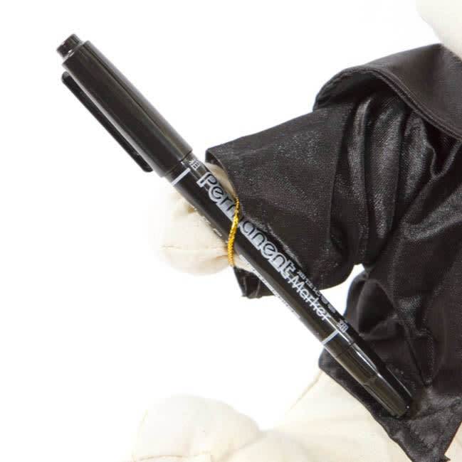 Graduation Signature Calico Bear with Pen - PCPT160 Image 