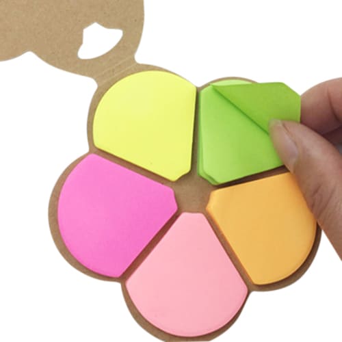 Flower Sticky Notepad - PC1242 Image 