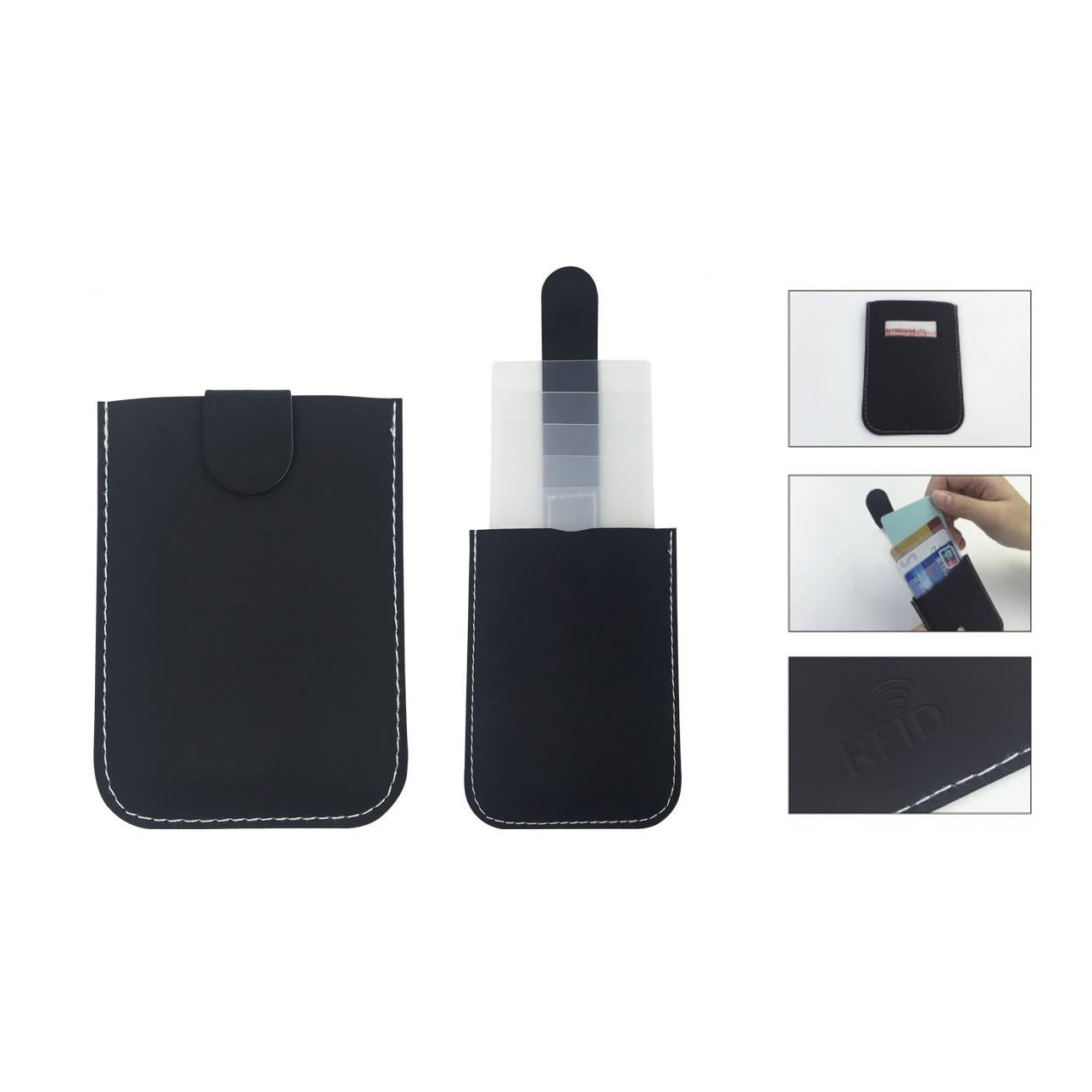 PU Card Holder with RFID Protection - PC3655 Image 