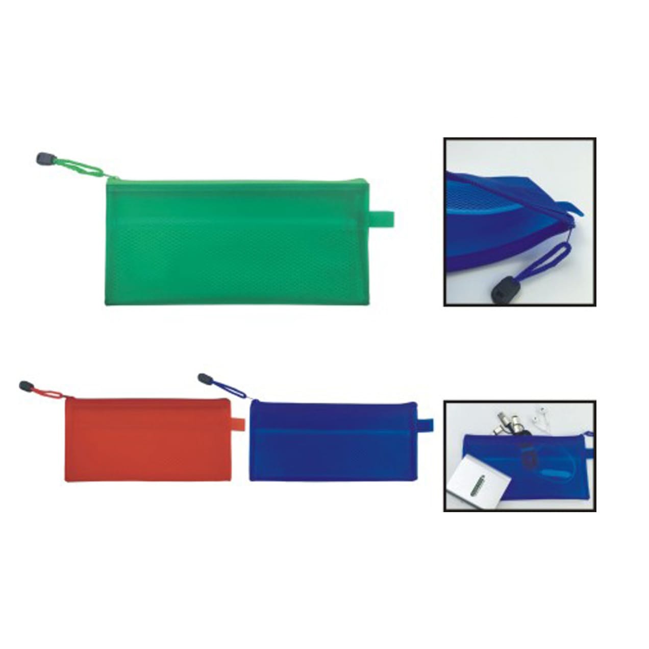 A6 Zippered Mesh Pouch - PC4557 Image 