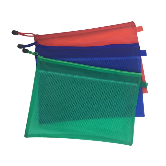 A4 Zippered Mesh Pouch - PC4559 Image 