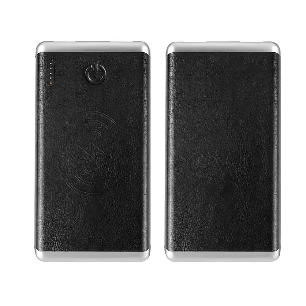 8000mAh Leather Wireless Power Bank - PCB170 Image 