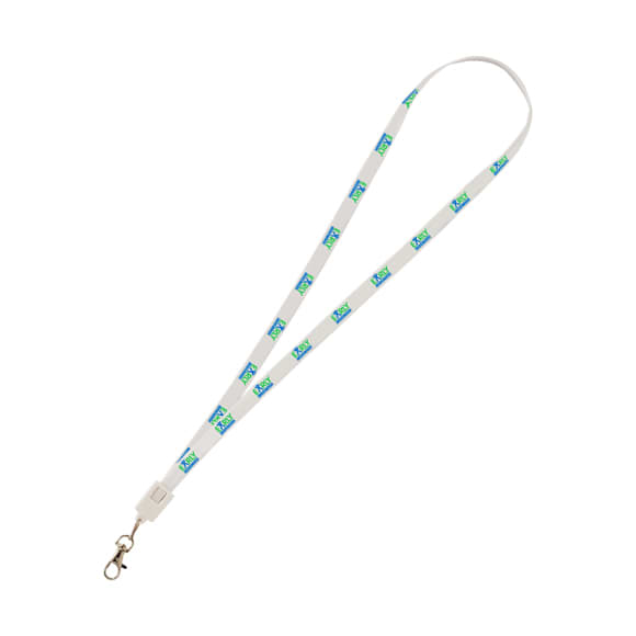 PVC Lanyard Charging Cable - PCBA100 Image 