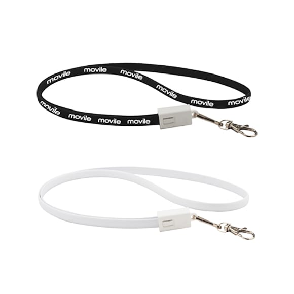 PVC Lanyard Charging Cable - PCBA100 Image 