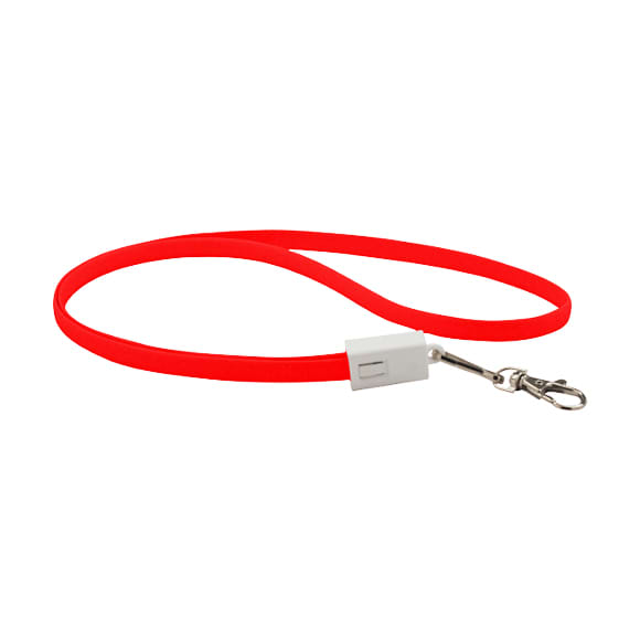 PVC Lanyard Charging Cable - PCBA100 Image 