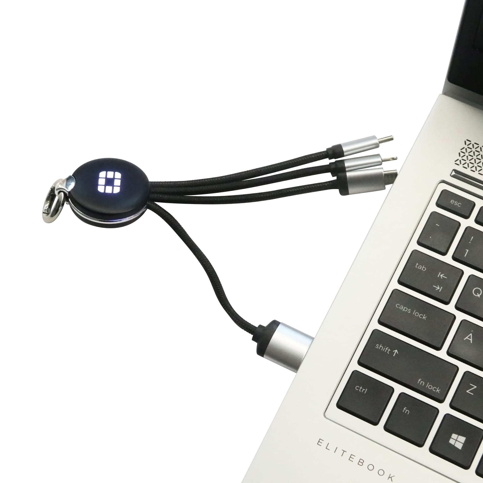 Round Shaped Light Up Charging Cable - PCBA67 Image 