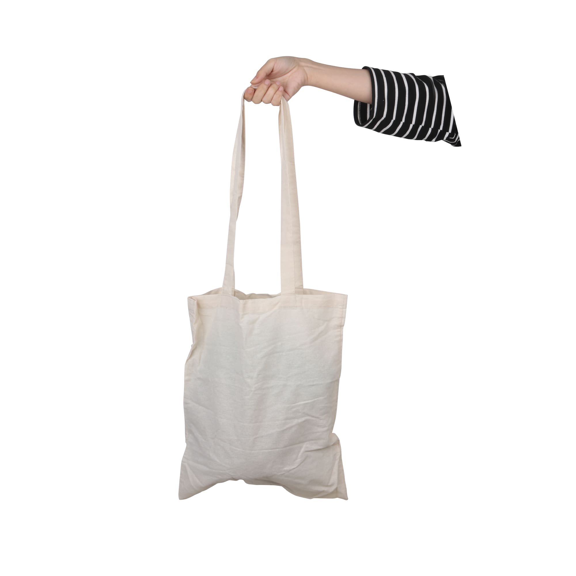 140gsm Long Handle Calico Bag - PCBC010 Image 
