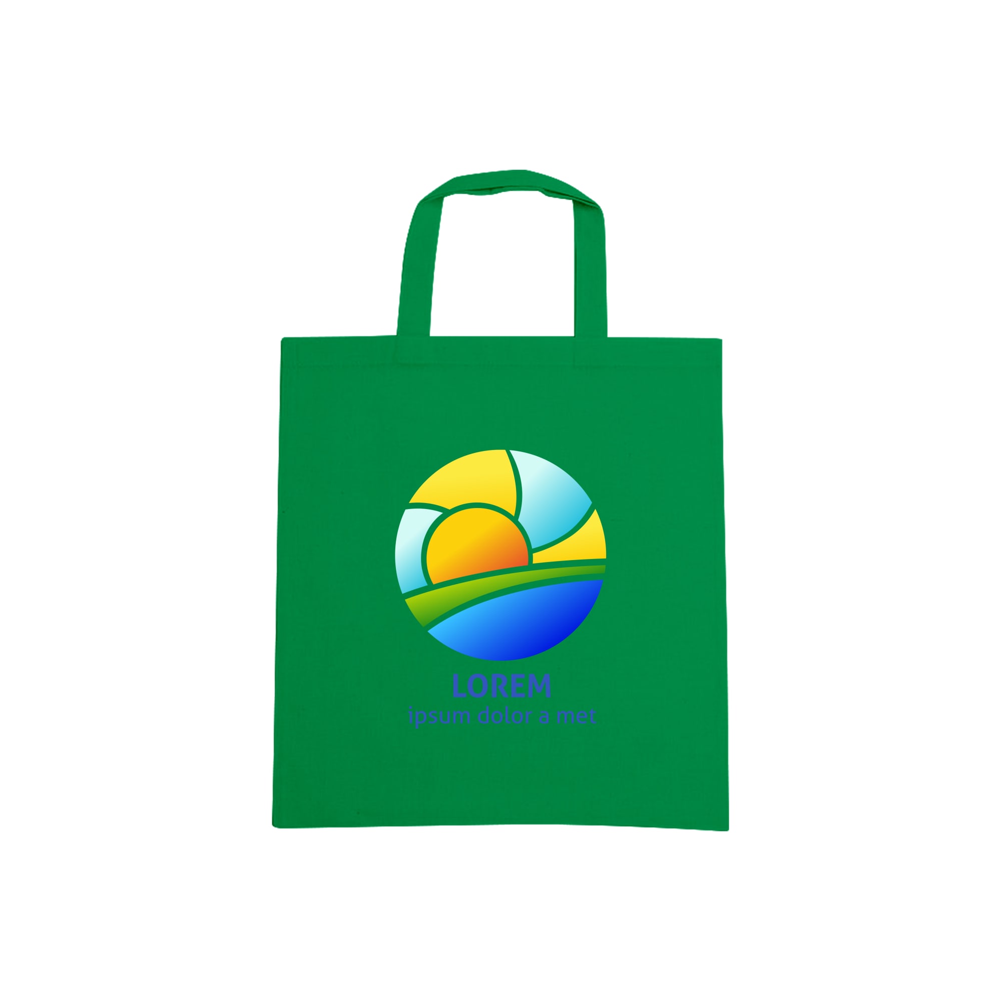 170gsm Short Handle Cotton Bag - PCBC075 Image 
