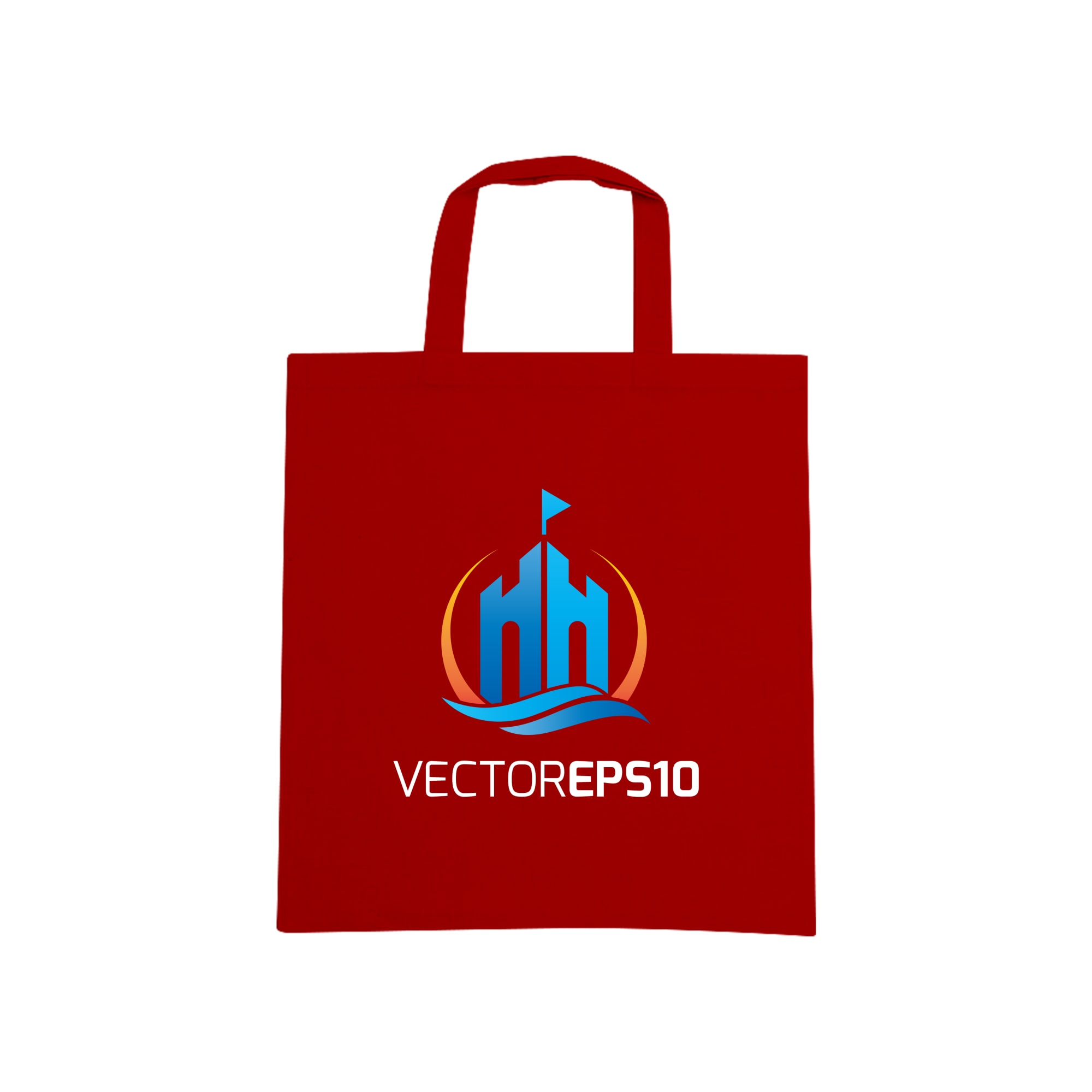 170gsm Short Handle Cotton Bag - PCBC075 Image 