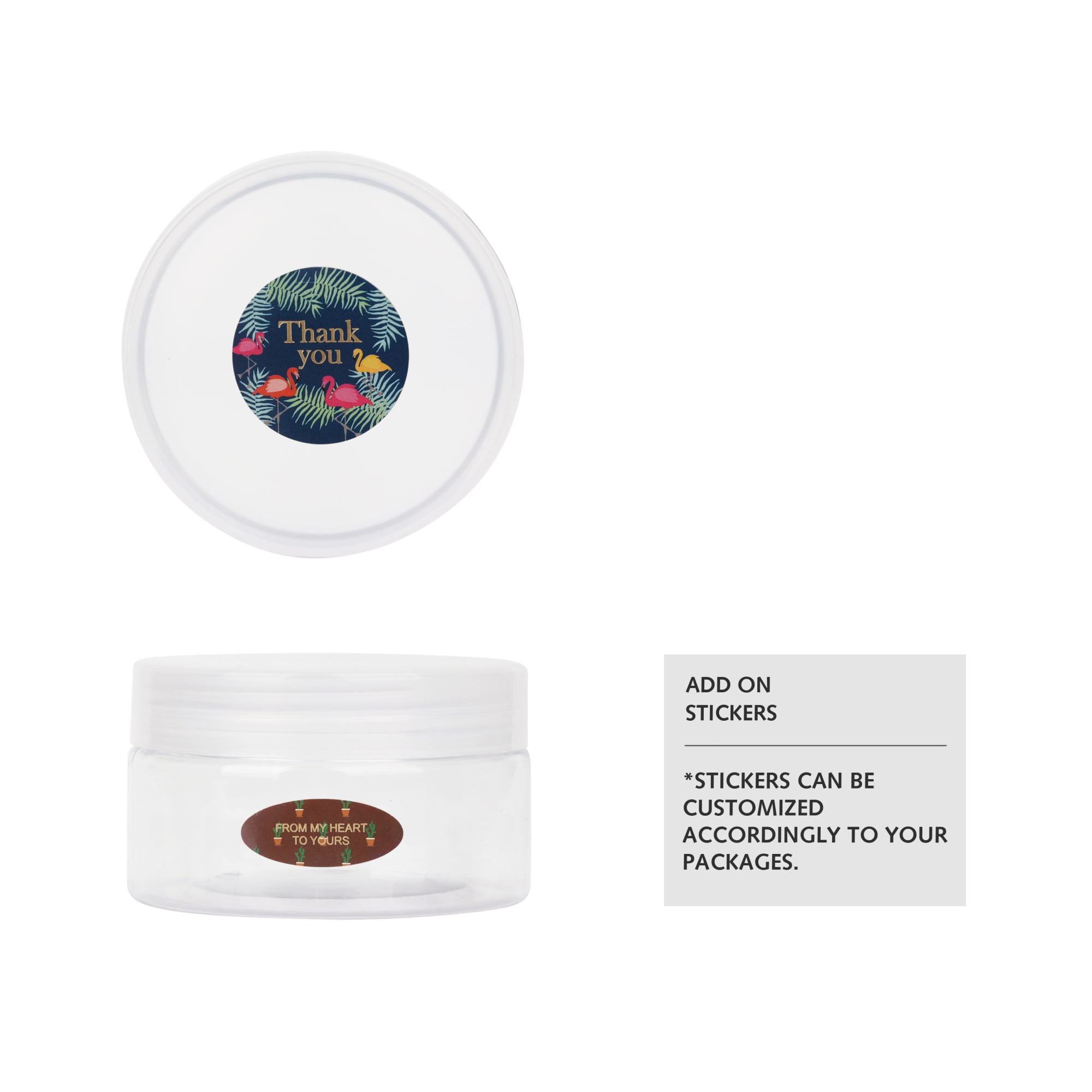 100ml Round Container - PCCT01 Image 