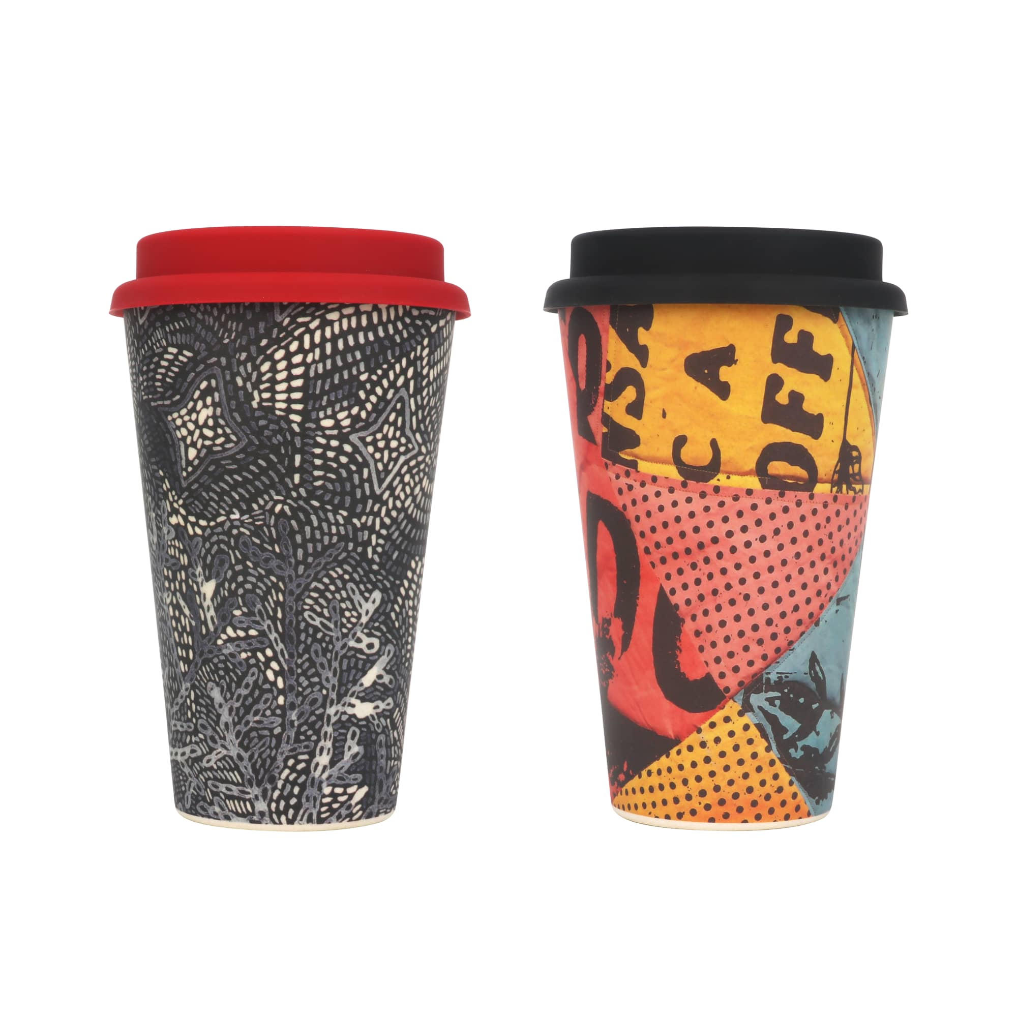 400ml Reusable Bamboo Coffee Cup - PCD020 Image 