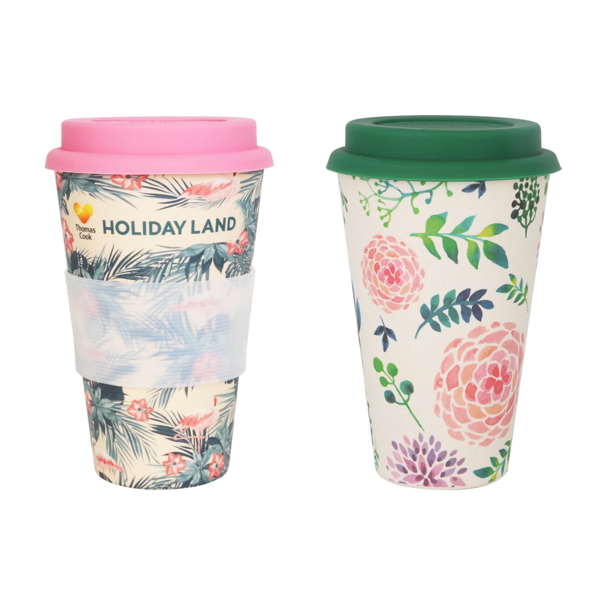 400ml Reusable Bamboo Coffee Cup - PCD020 Image 