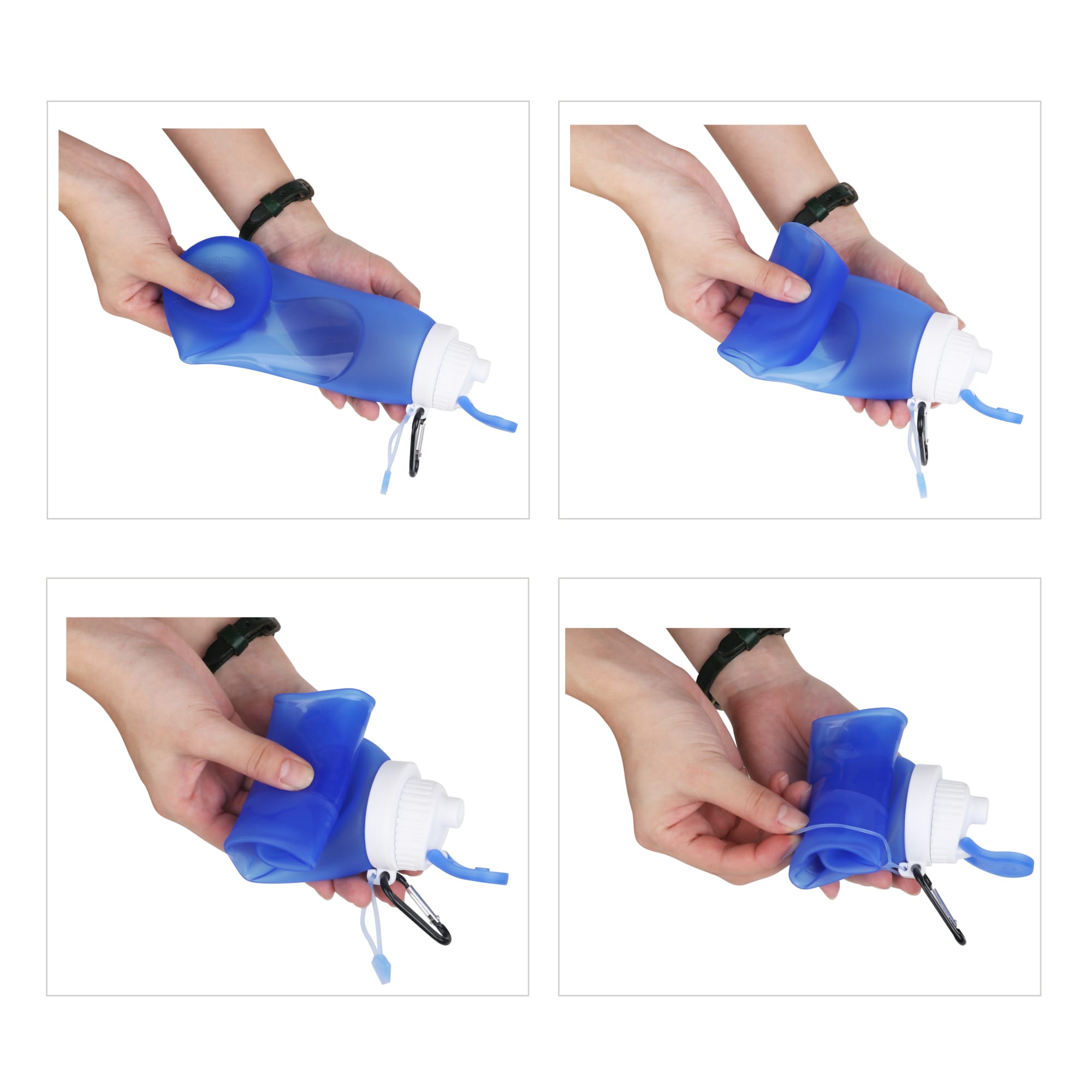 500ml Collapsible Silicone Drink Bottle - PCD030 Image 