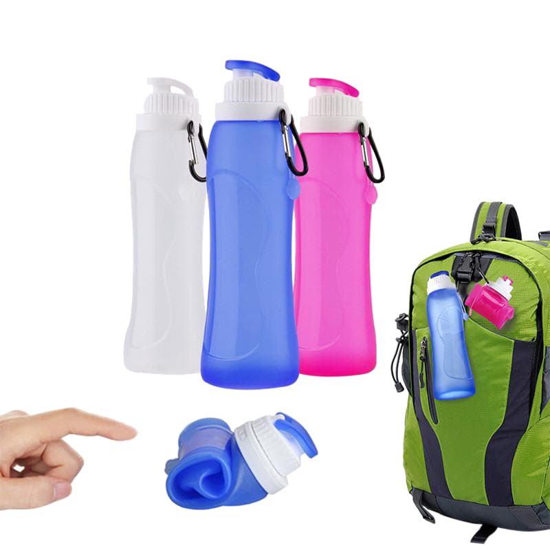 500ml Collapsible Silicone Drink Bottle - PCD030 Image 