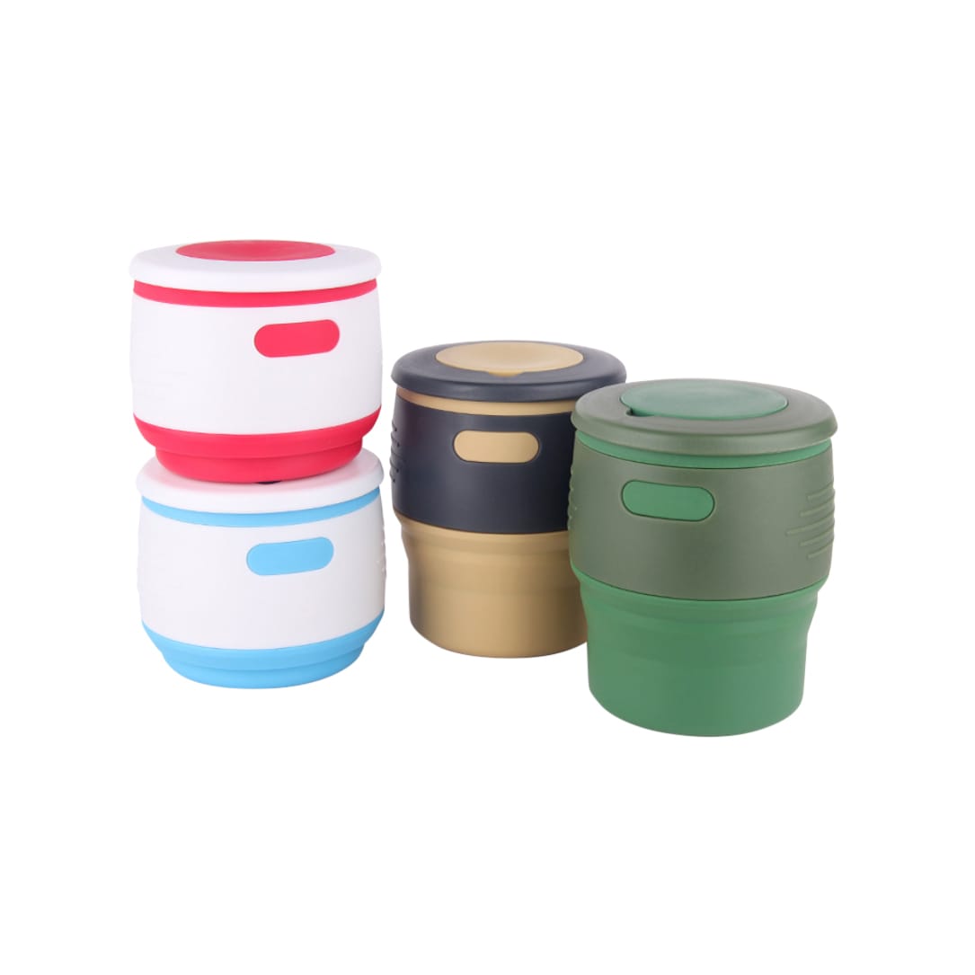 350ml Collapsible Silicone Coffee Cup - PCD031 Image 